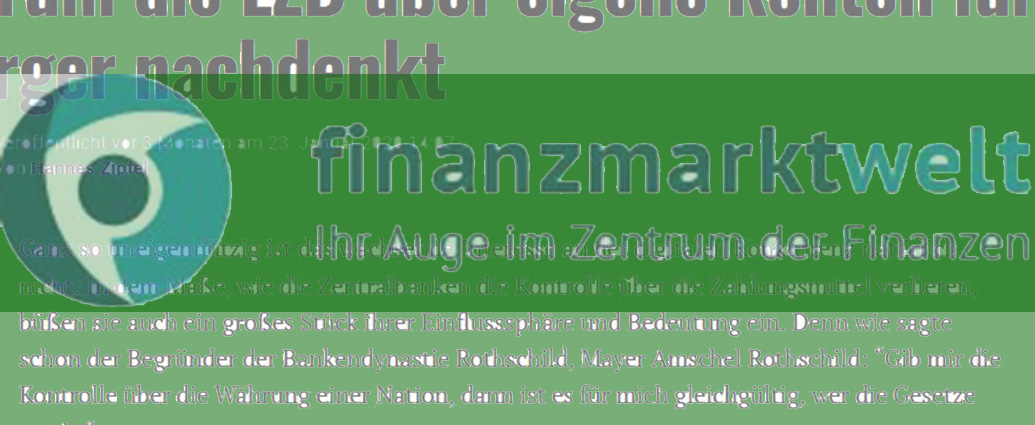 Header: Beitrag Finanzmarktwelt